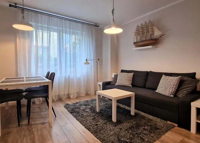 Lägenhet Bresno Mare Sea Front Przy Plazy Gdańsk